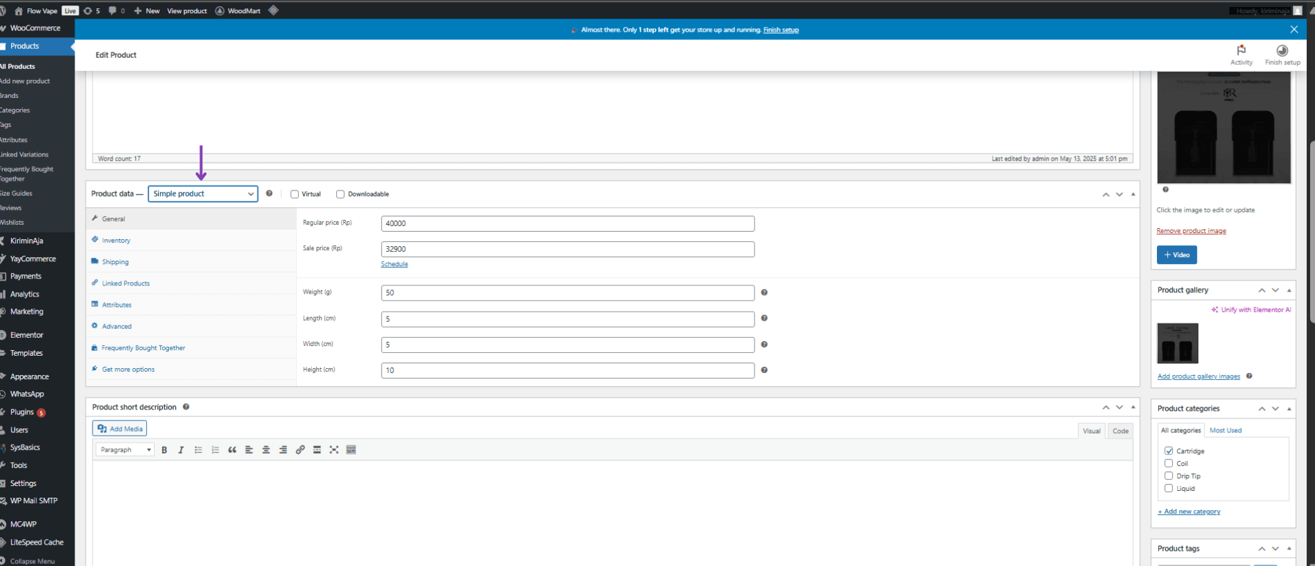 Plugin Simple Product