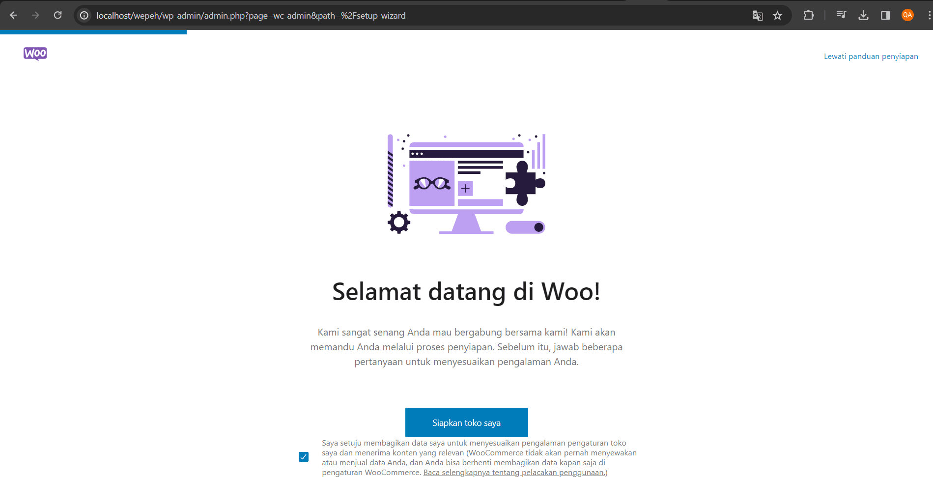 Install WooCommerce 4