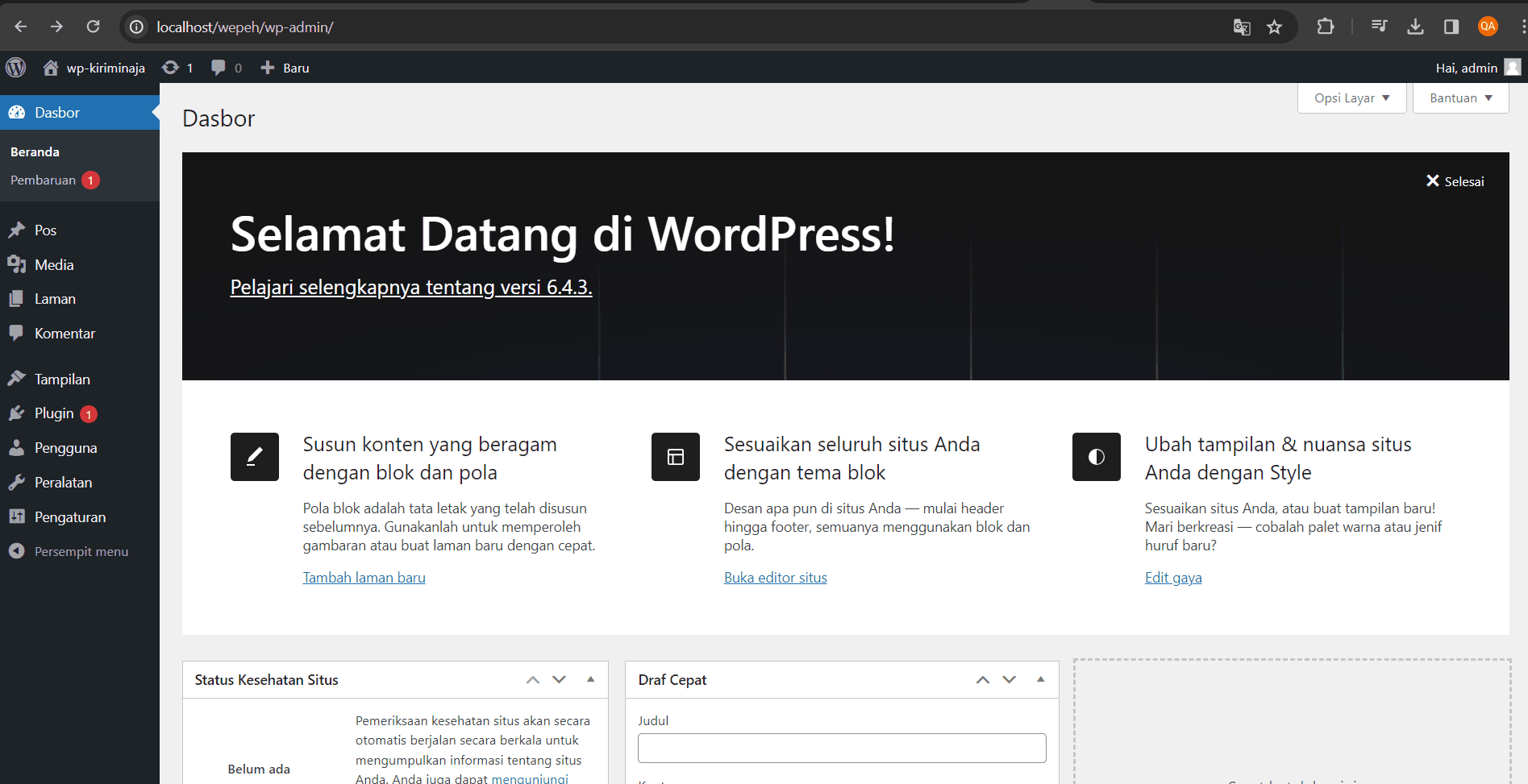 WordPress 1