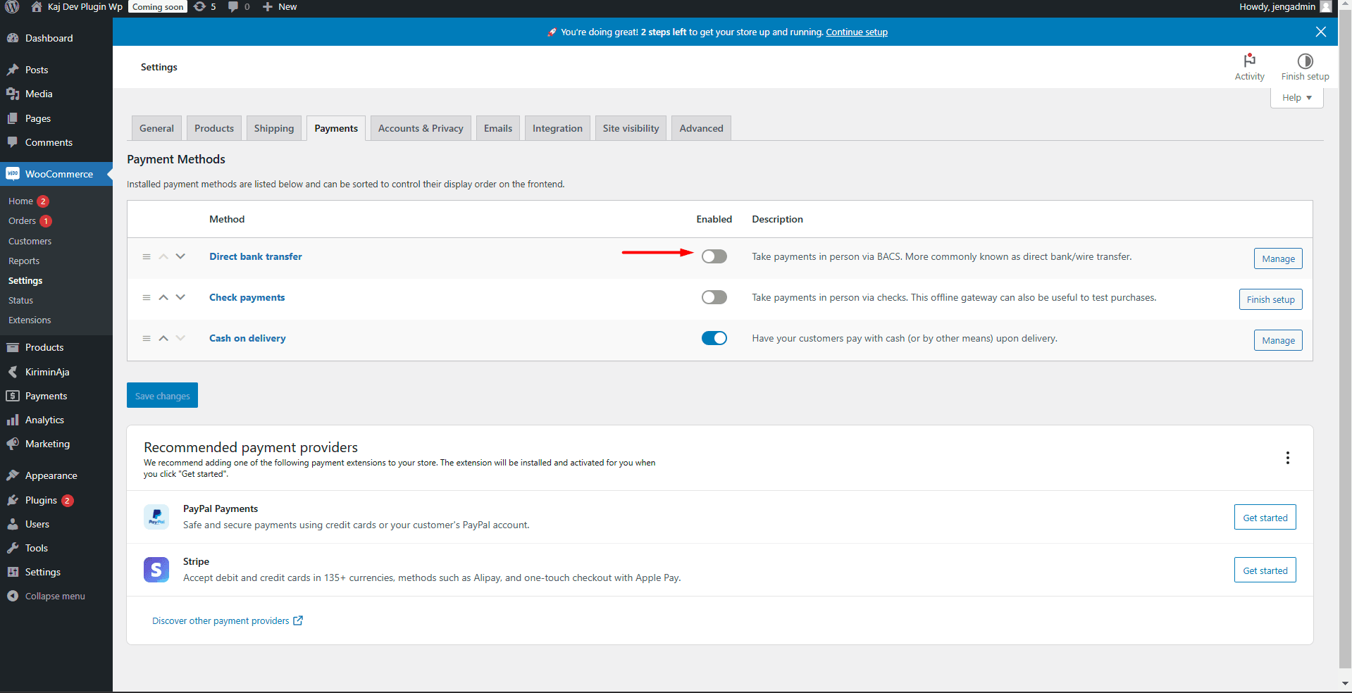 WooCommerce Payments