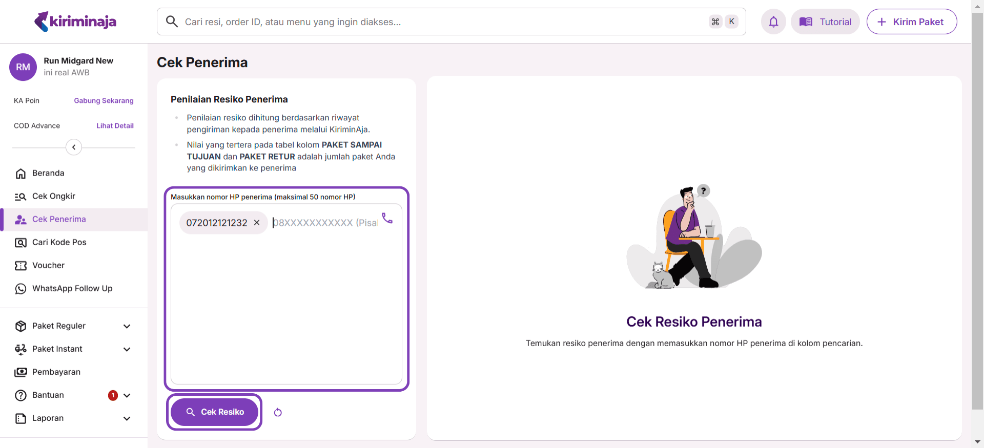 Penerima DM 17 Jan 1